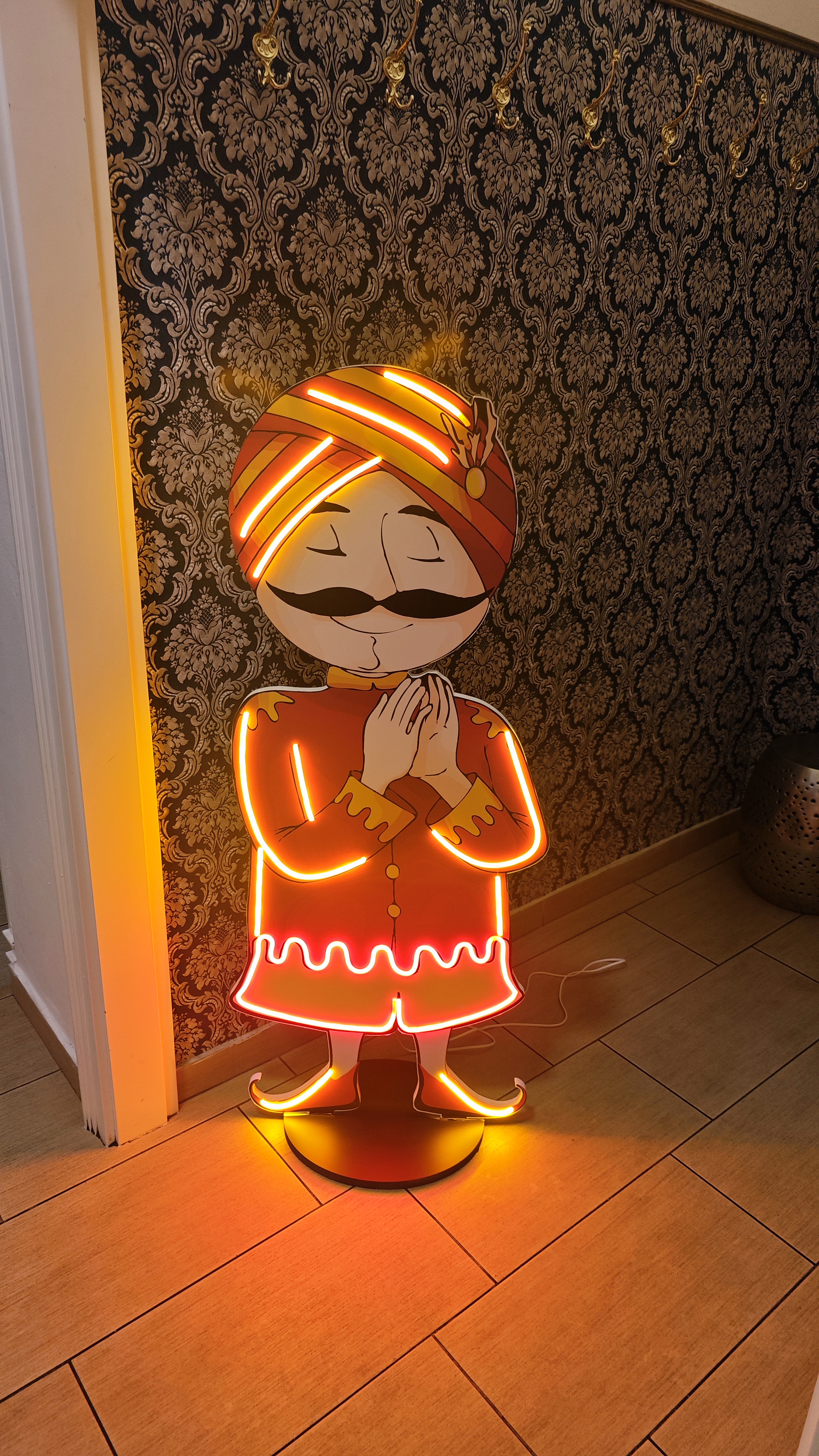 Neonové nápisy Indian Restaurant Ekant